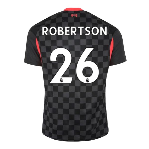 Camiseta Liverpool NO.26 Robertson Tercera equipo 2020-2021 Negro